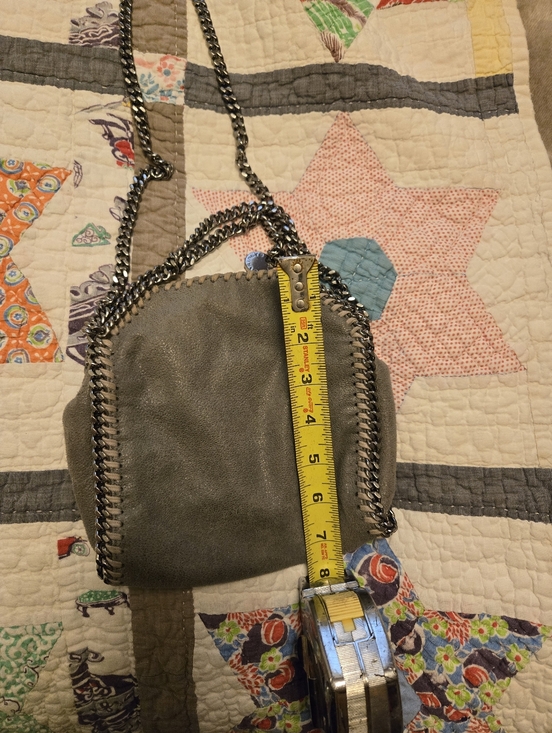 Stella McCartney Falabella Tiny – Gray with Silver Hardware - Picture 8 of 8